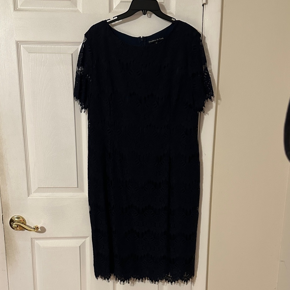 Preston & York Blue Sheath Dress